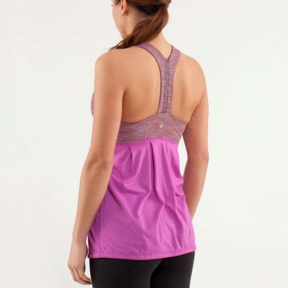 Lululemon Power Dance Striped Tank Top Size 4 EUC - Picture 2 of 16